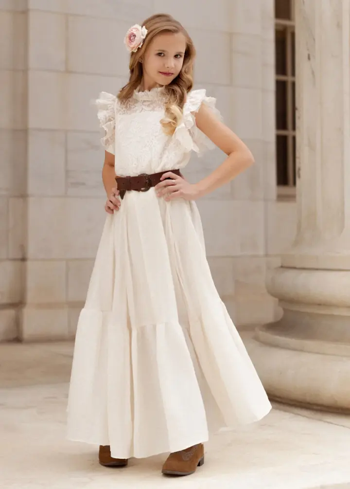 Annabel Skirt in Cream