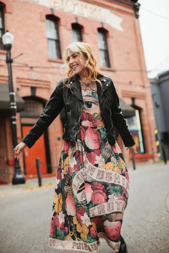 Friendship Love and Truth Bohéme Slip Dress