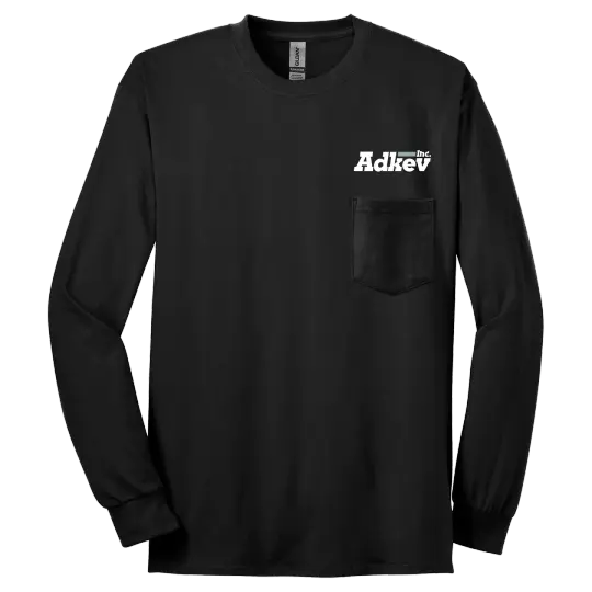 Adkev Employee 2410 Gildan Long Sleeve Pocket Tee