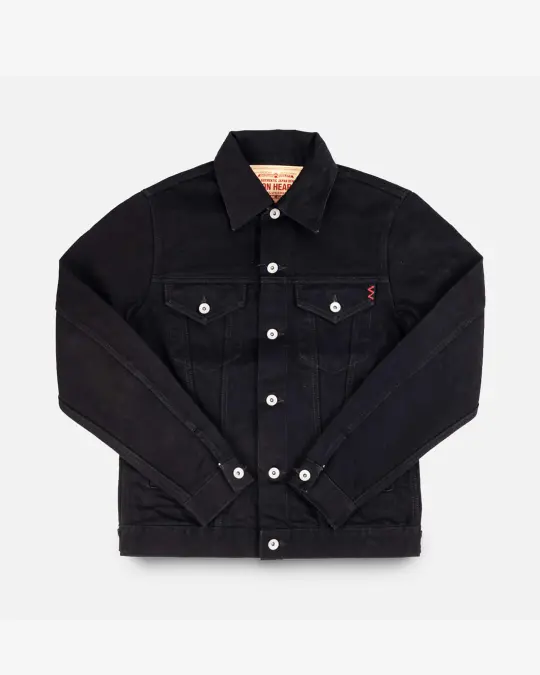 14oz Selvedge Denim Modified Type III Jacket - Black/Black