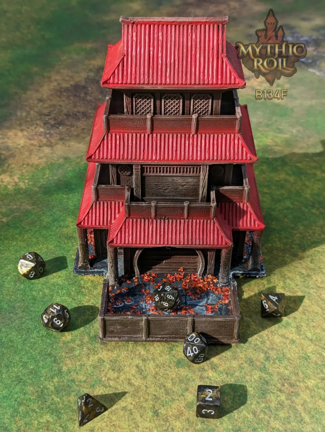 Shizuka Samurai Dice Tower - Mythic Roll by Unchained Games - Restore Honor in your journey!