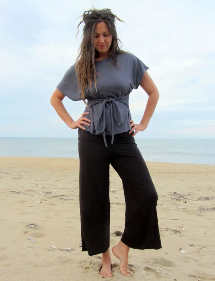 Boat Kimono Belted Shirt