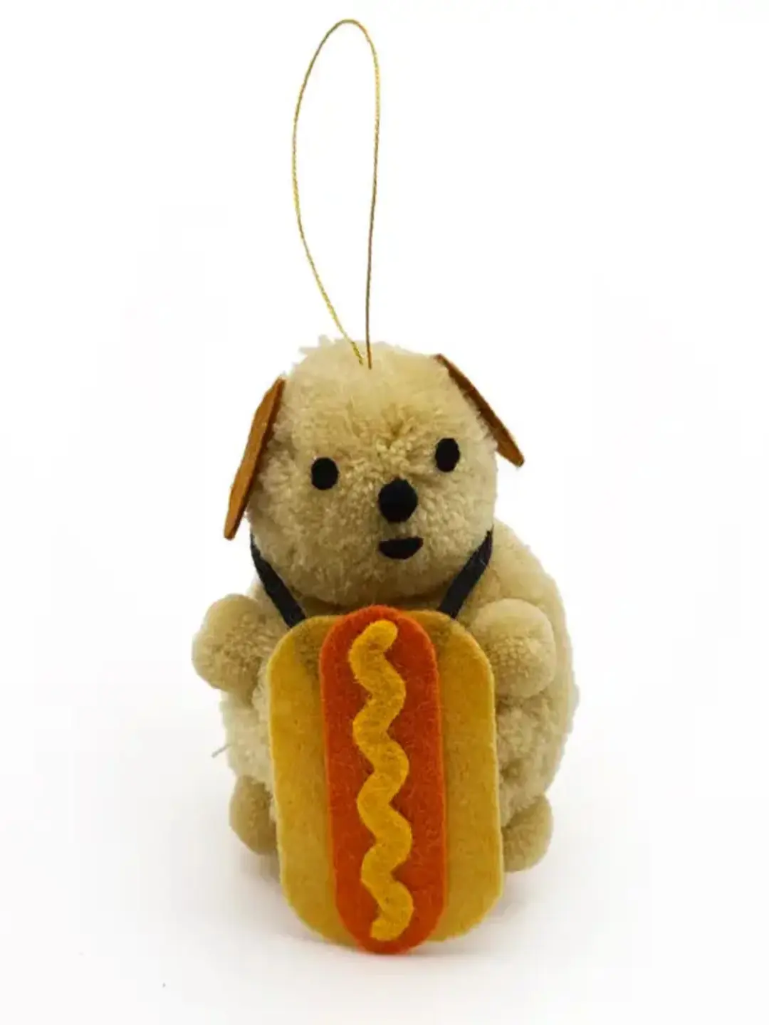 Hot Doggie Pom Pom Ornament