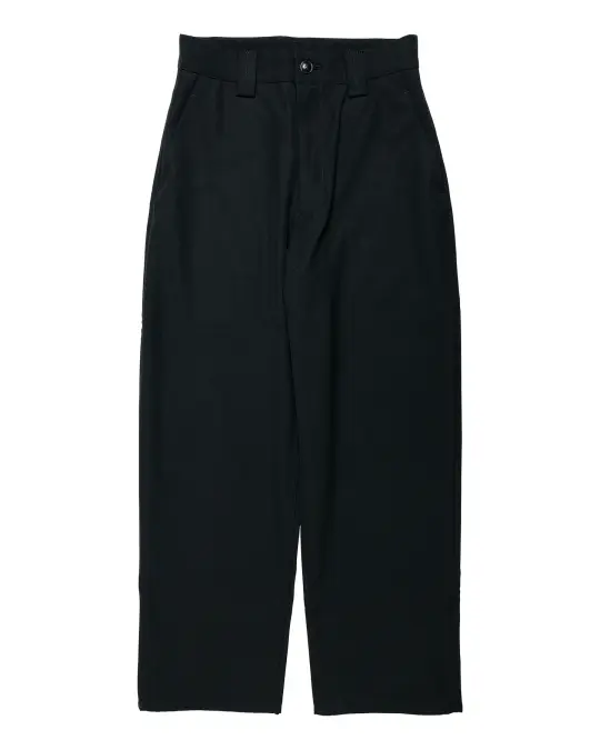 MAN-TLE R21Y6 Patch Pants Black Impact Wool