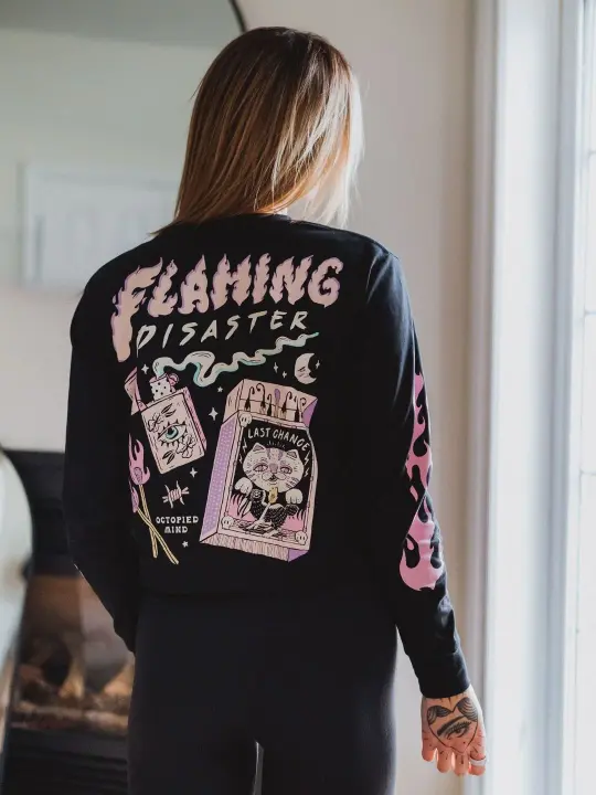 Flaming Disaster Long Sleeve