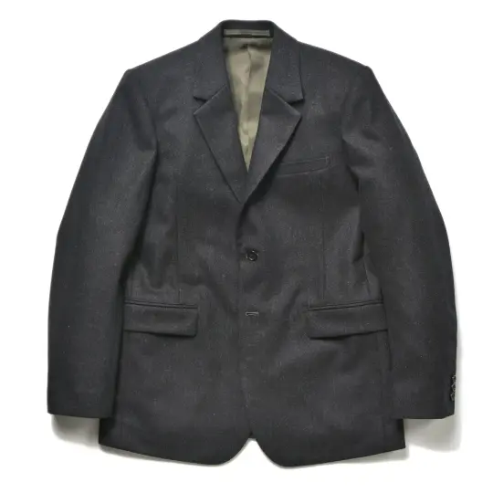 1950s WOOL SPORTS COAT / CHARCOAL