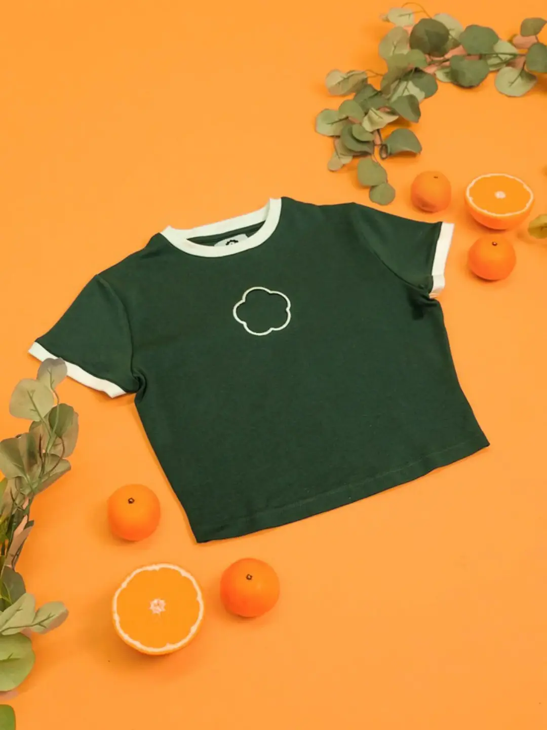 Leaf Green | Blossom Mini Tee