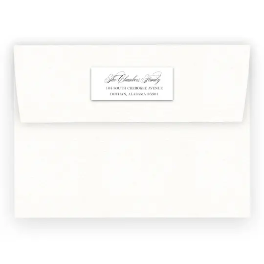 Custom Rectangle Return Address Stickers
