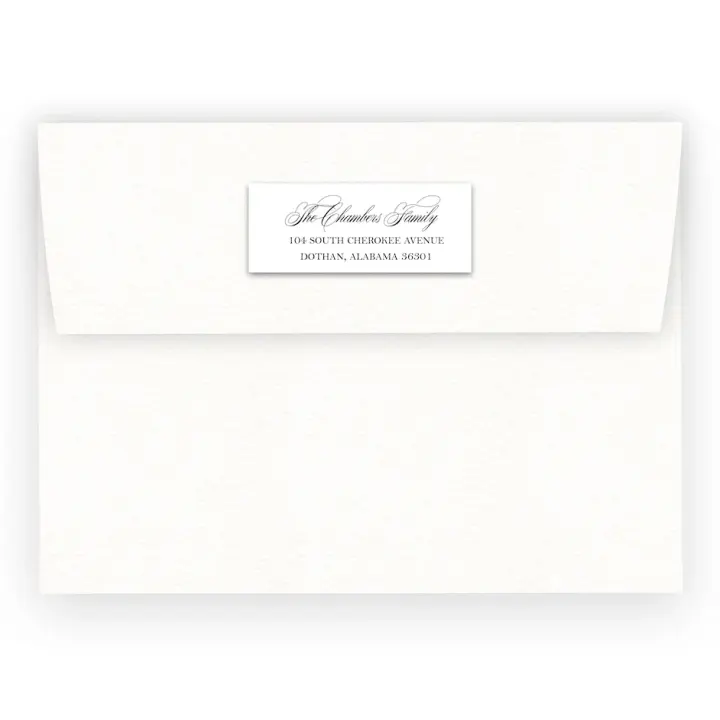 Custom Rectangle Return Address Stickers