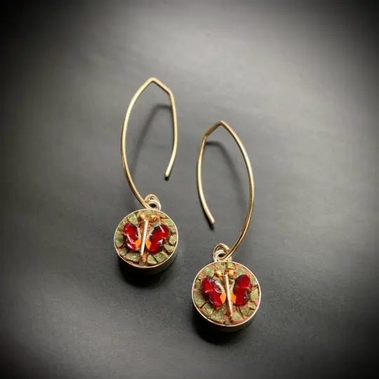 Tiny Butterfly Earrings