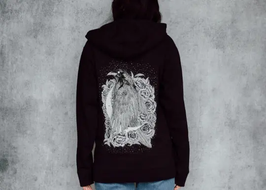 Raven and Crescent Hoodie