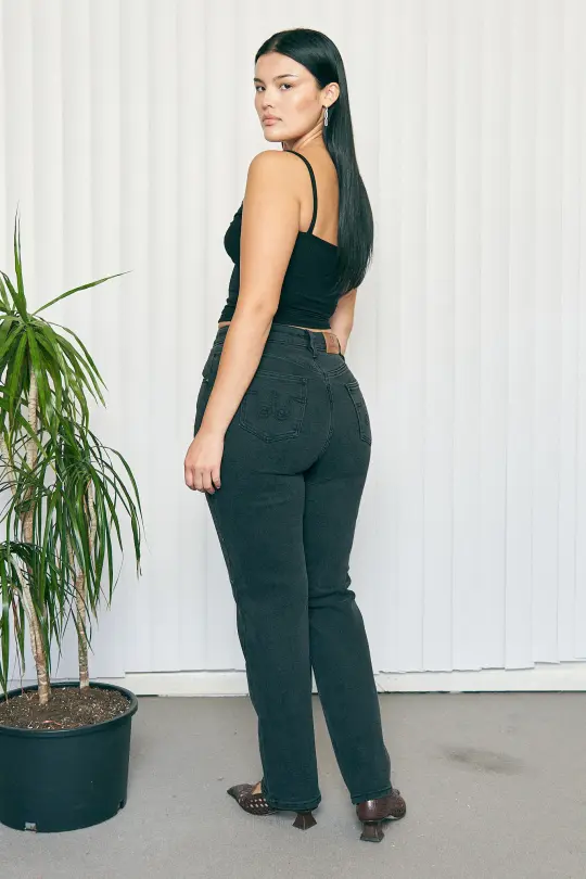 Nap Jeans for big butts black denim