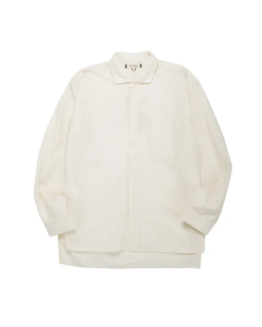 MotivMfg Shura Shirt Cotton Hemp Broadcloth/Natural