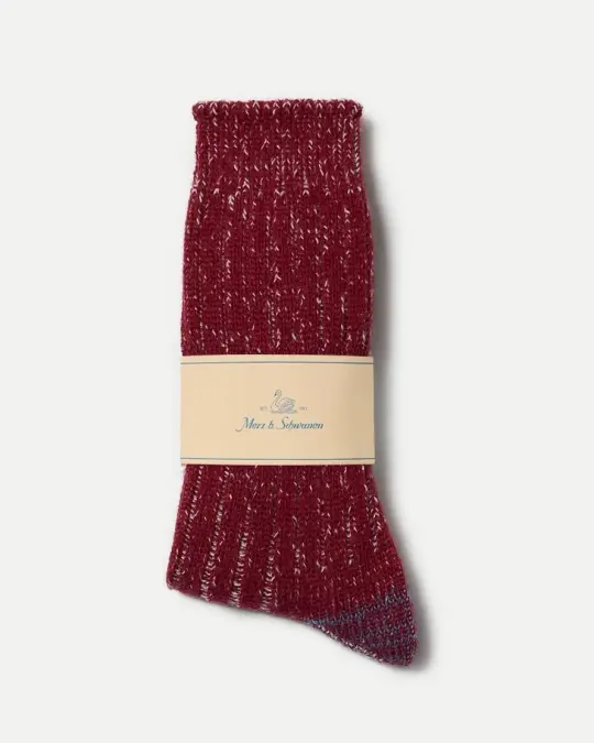 Sturdy Merino Wool Melange Socks