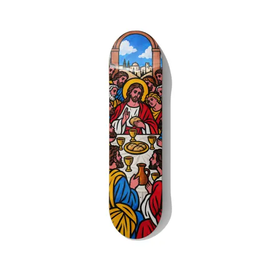 The Last Supper – Biblical Series Skateboard Wall Art