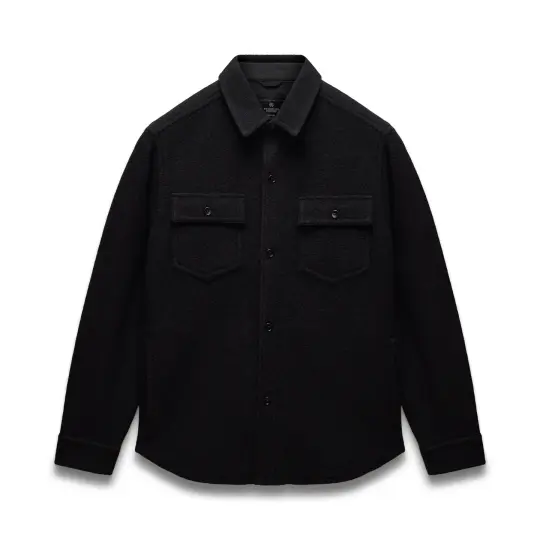 Boiled Wool Warden Overshirt