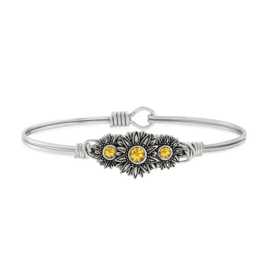 SUNFLOWERS BANGLE BRACELET