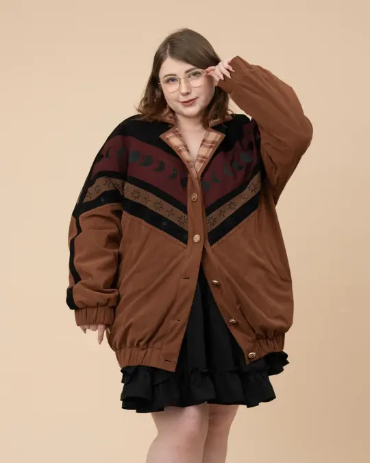 Moon Phase Bomber Jacket