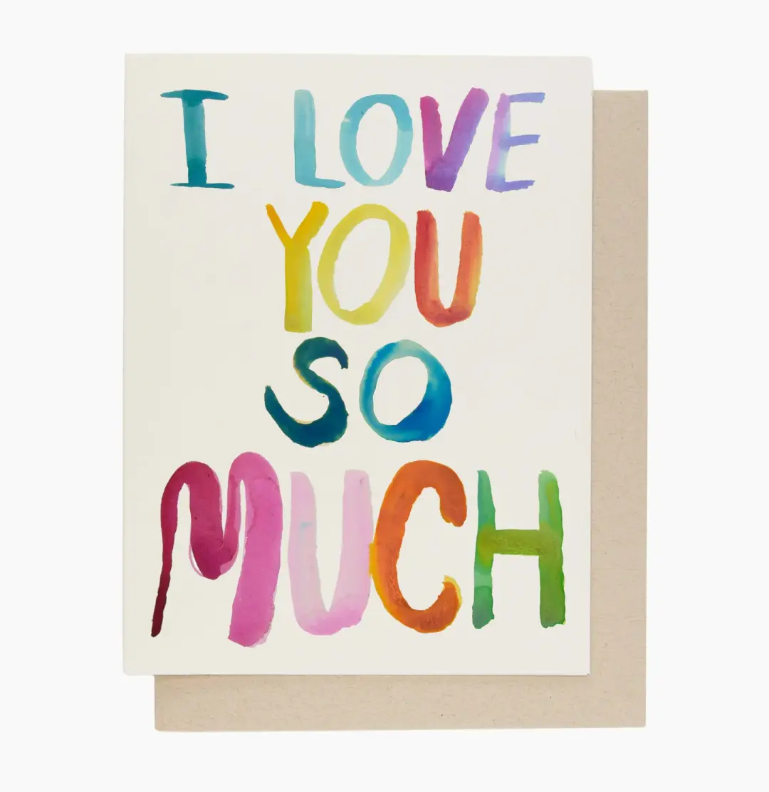"I Love You So Much" Card