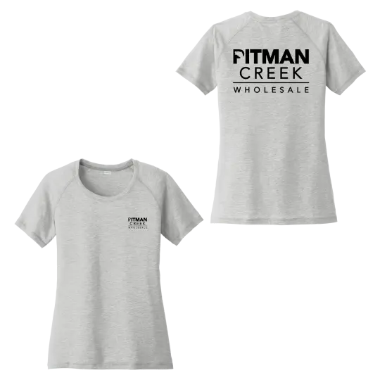 Pitman Creek Ladies Scoop Neck Raglan Tee