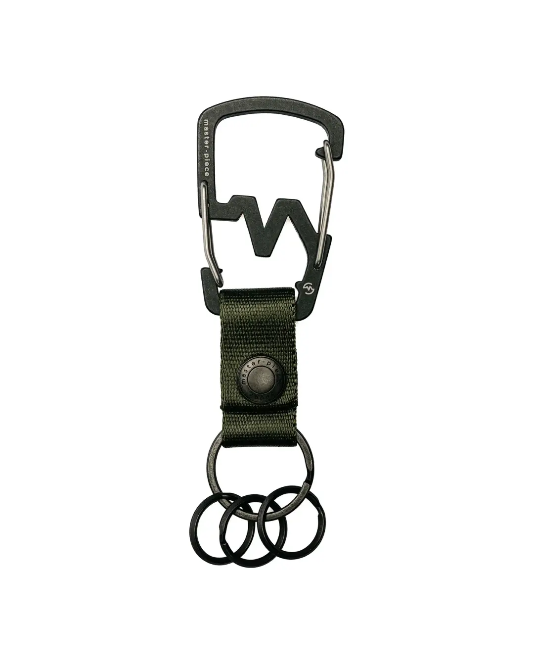 master-piece M-Carabiner Key Ring Key Chain Khaki