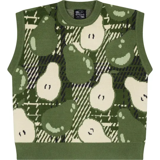 Plaid Pear Vest