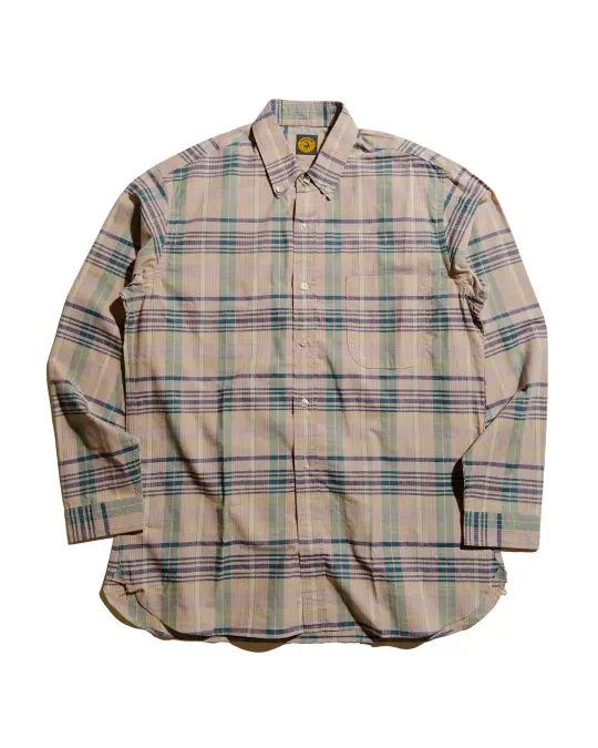 Warehouse Lot. JG-16 The King of Madras Shirt Salmon