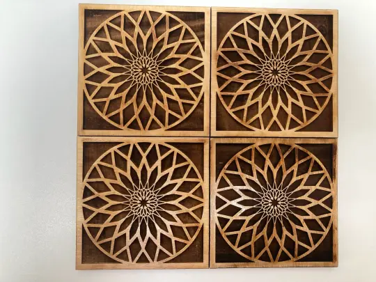 Mandala Design Coasters