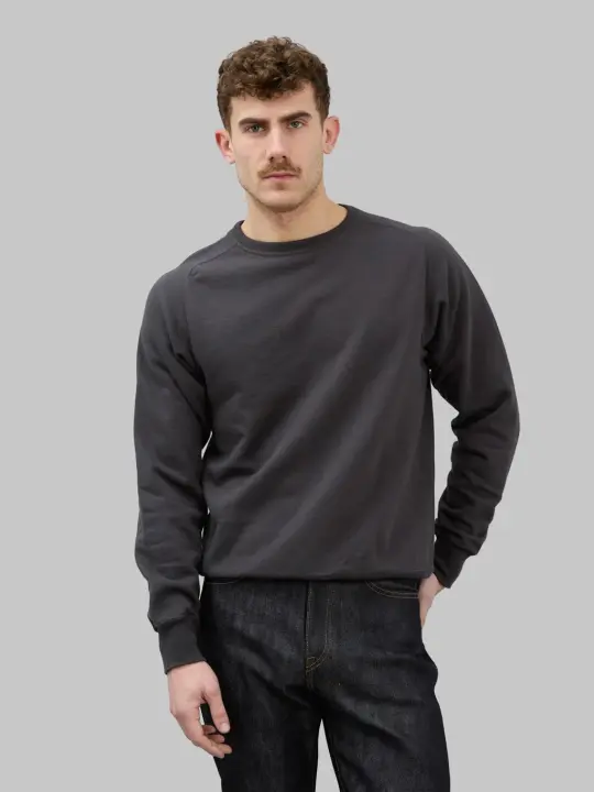 Buzz Rickson's BR69463 Freedom Sleeve Sweatshirt Black