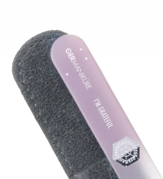 "I'm Grateful" Germanikure Mantra Nail File and Leather Sleeve