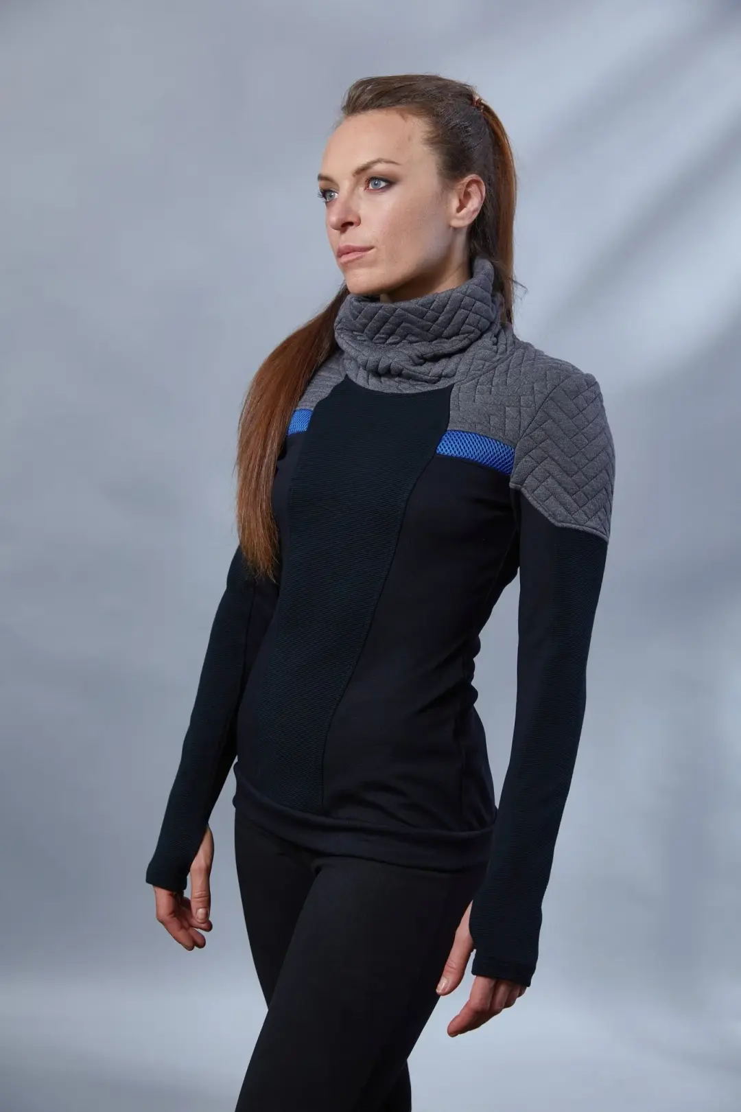 HS-8 Black cyberpunk sweater