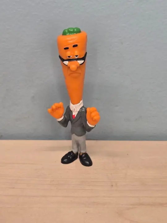 Vintage Cecil Thyme Carrot 1989 Applause California Raisins RARE PVC Figure