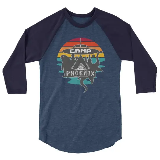 Camp Phoenix 3/4 Sleeve Raglan Baseball Shirt