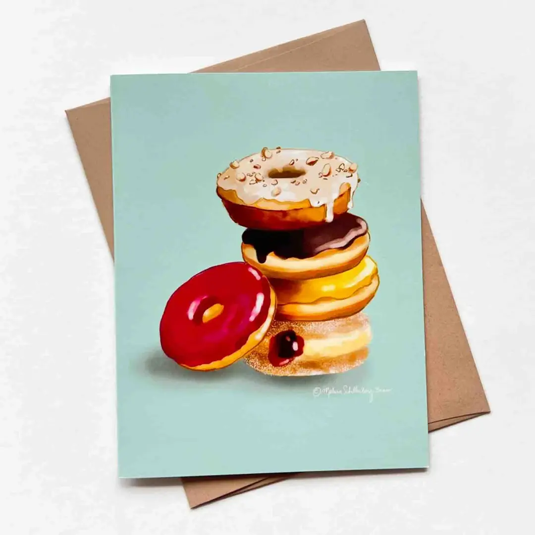 Donuts Card, Wholesale 6 Pack