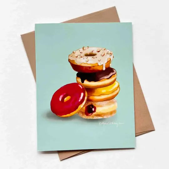 Donuts Card, Wholesale 6 Pack