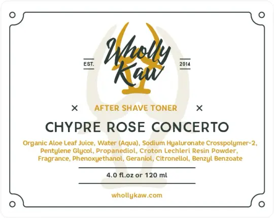 Chypre Rose Concerto After Shave Toner