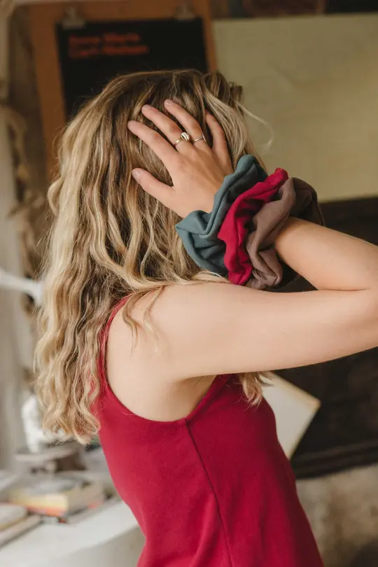 Scrunchies in Cotton Jersey
