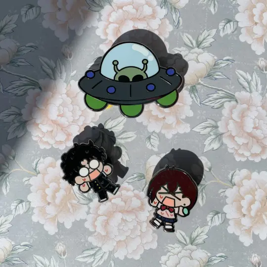 Dandadan Abduction Enamel Pins