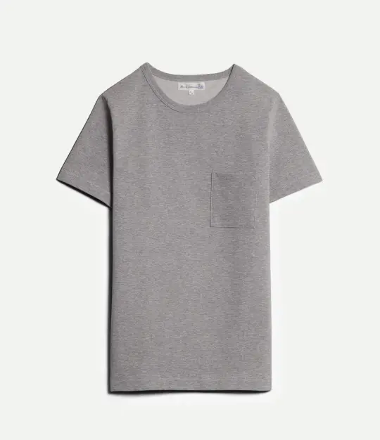 215P Loopwheeled Classic Fit Midweight Pocket T-Shirt