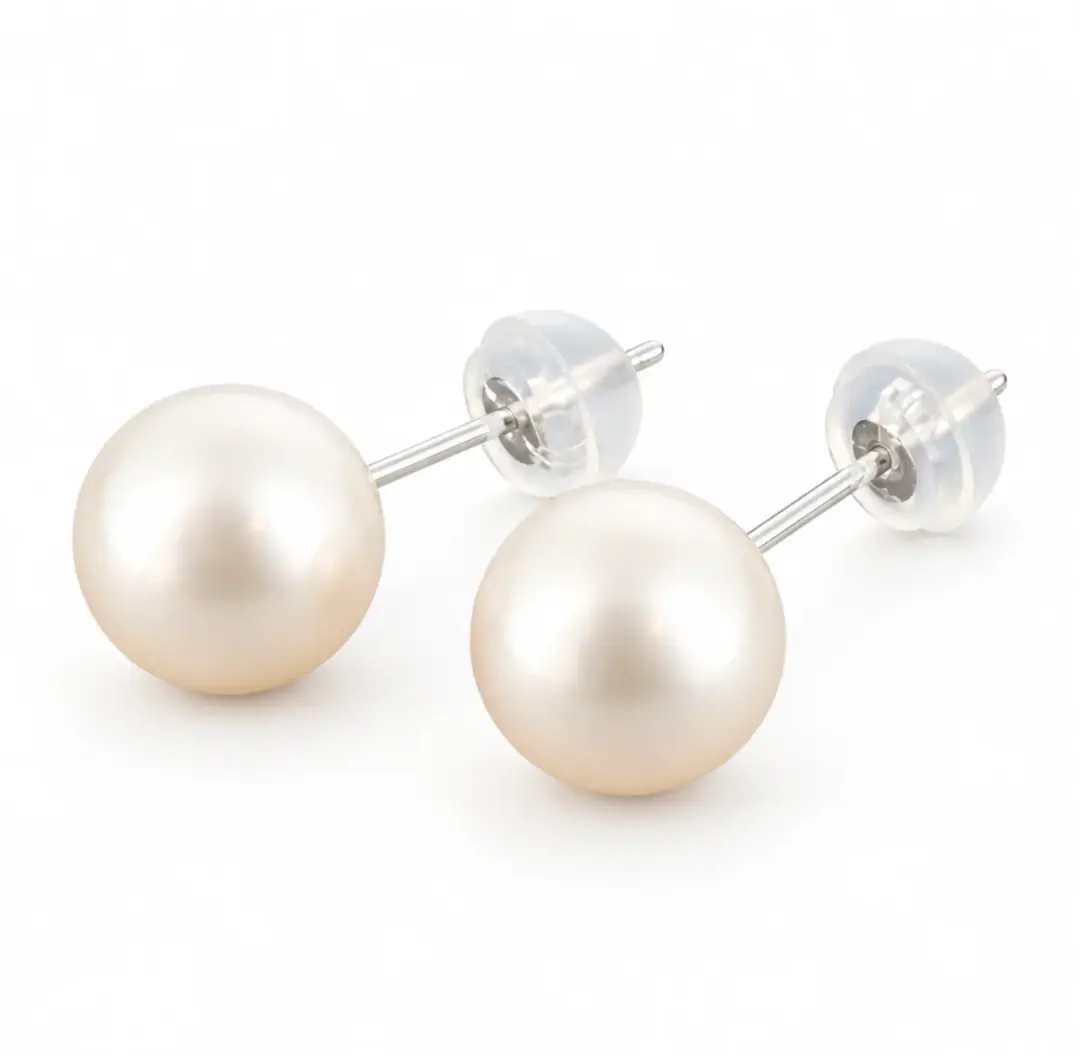 [BACK ORDER] Akoya Pearl Earrings , 7.5–8.0 mm, with PSL Certificates
