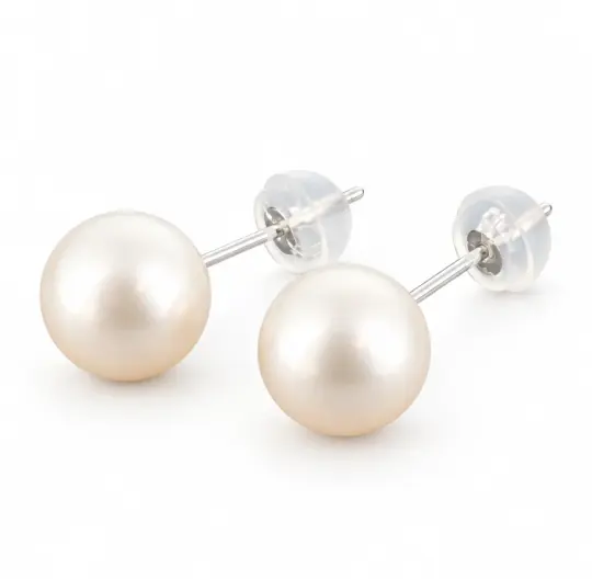 [BACK ORDER] Akoya Pearl Earrings , 7.5–8.0 mm, with PSL Certificates