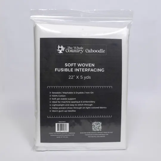 Soft Woven Fusible Interfacing Pack 22in x 5 yds