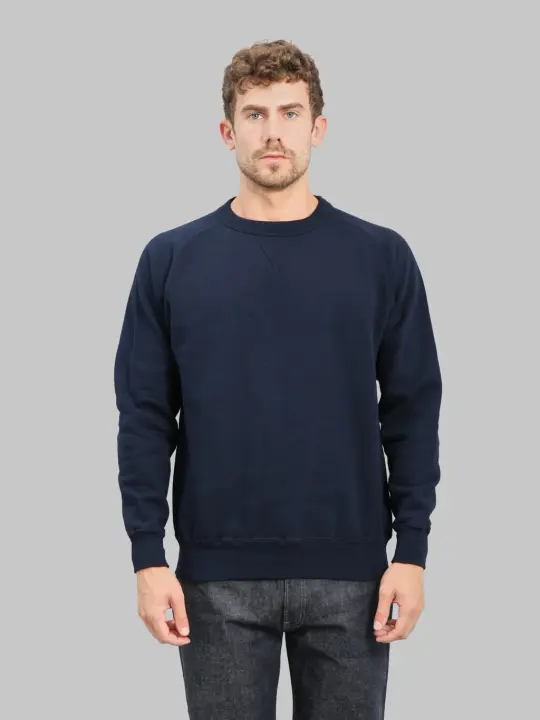 Sunray Sportswear Puamana Crew Neck Raglan Sweatshirt Dark Navy