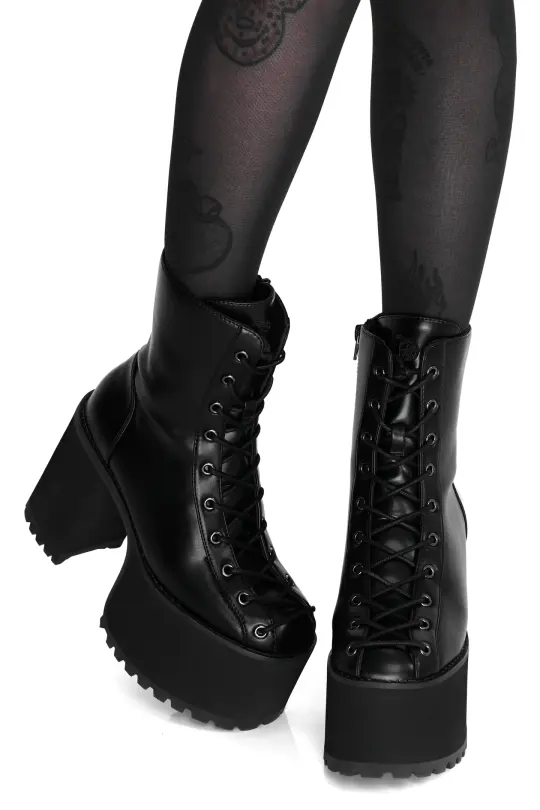 Fiona Platform Boots - No Restock!