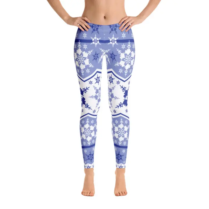 AK Snowflake Leggings - Periwinkle
