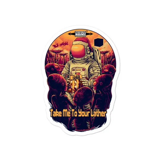 Take Me To Your Lather Vinyl Bubble-Free Stickers | Available in 3 Sizes