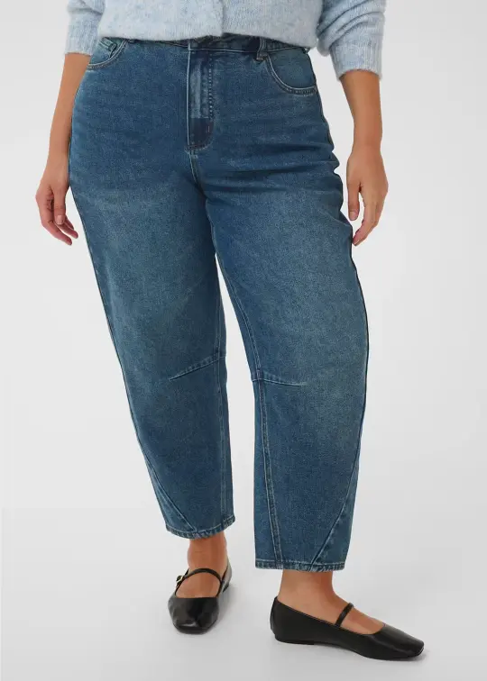 Ninna Cropped Barrel Jeans
