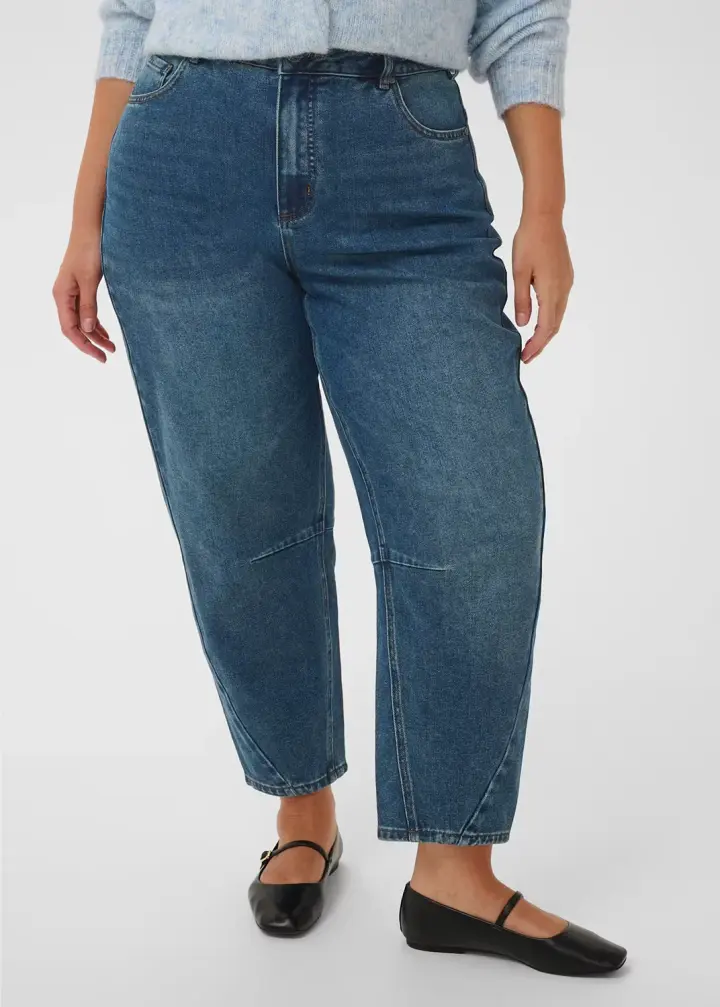 Ninna Cropped Barrel Jeans