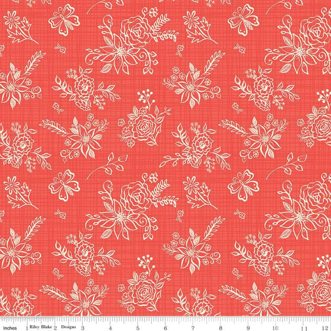 Coral Tonal from Gingham Cottage