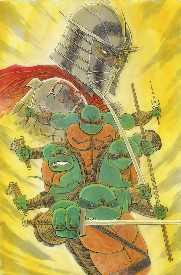 TMNT PRINT PAINTING